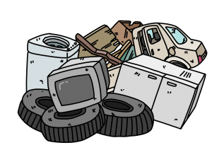 不法投棄　自治体に相談