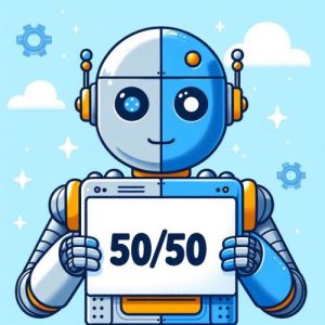 AIと自分での検索、半分半分がちょうどよい