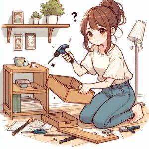 棚　小さく解体する