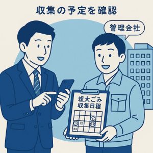 管理会社に回収について確認する