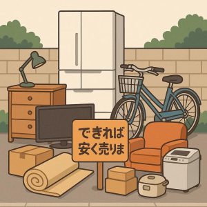 不用品回収　事前に売る・譲るで安くなる