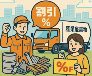 産業廃棄物　割引　キャンペーン