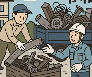 産業廃棄物　搬出を手伝う