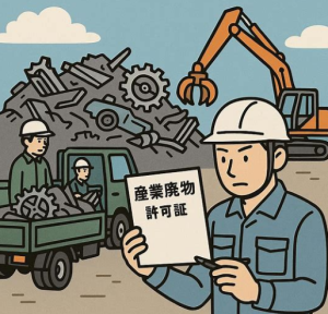 産業廃棄物　許可の確認