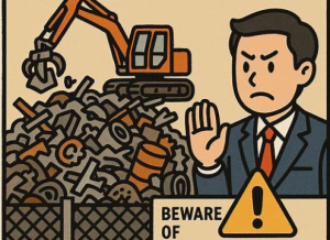 産業廃棄物　悪徳業者に注意する