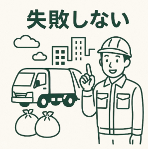 失敗しない不用品回収業者の選び方
